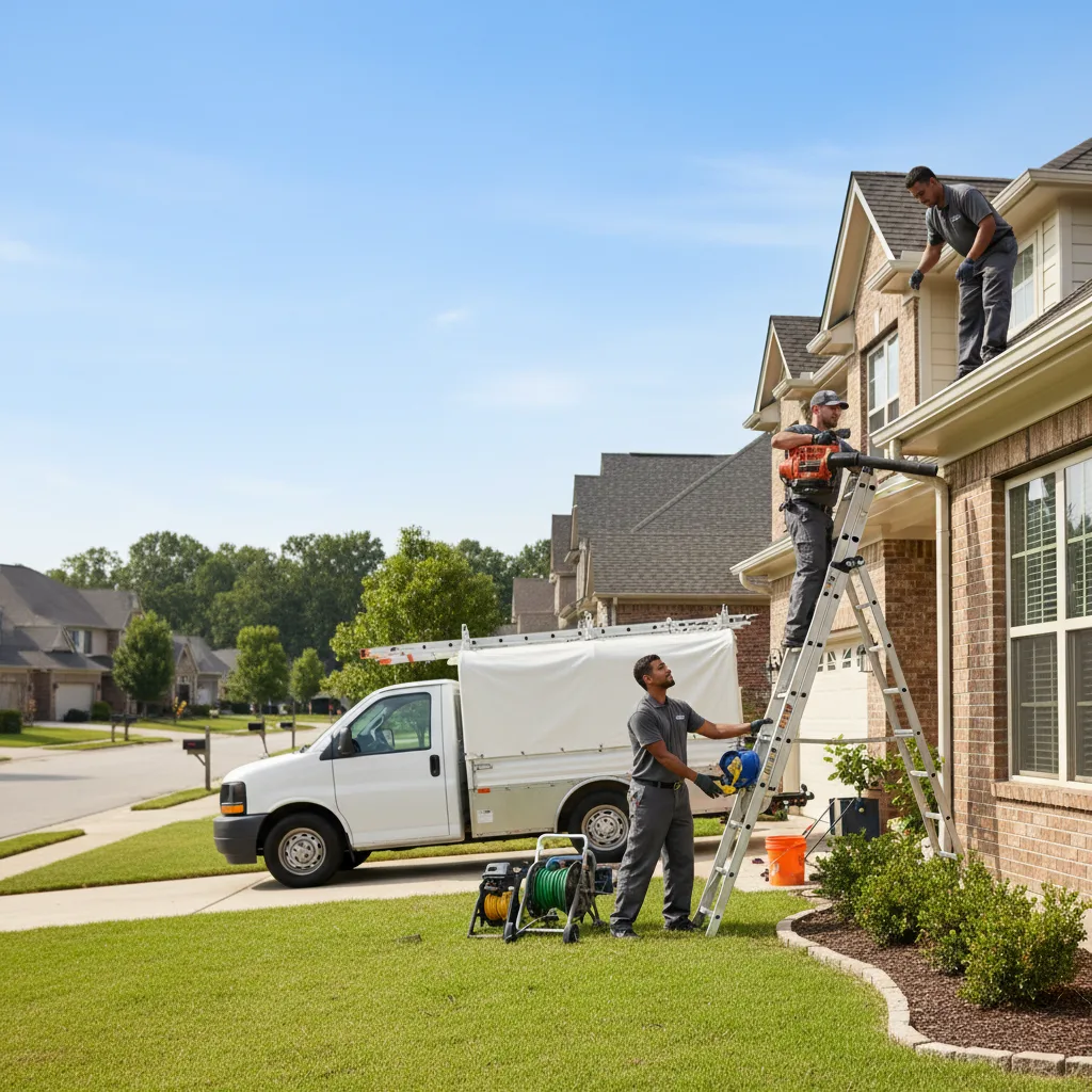 Home Gutter Service in Fishers, NY near me